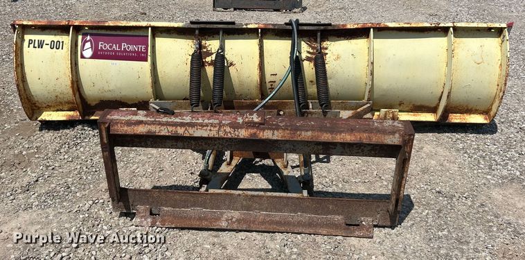 image for item ET3009 9' W skid steer snow plow