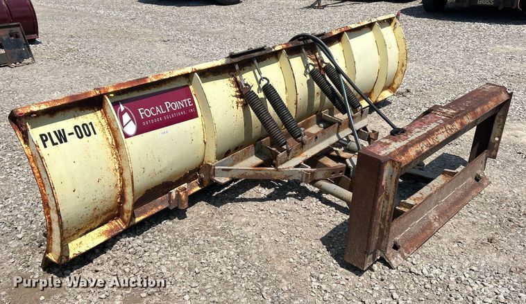 image for item ET3009 9' W skid steer snow plow