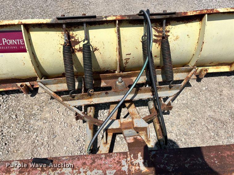 image for item ET3009 9' W skid steer snow plow