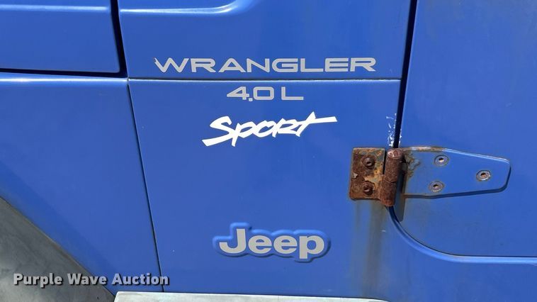 image for item ET3038 1998 Jeep Wrangler Sport SUV