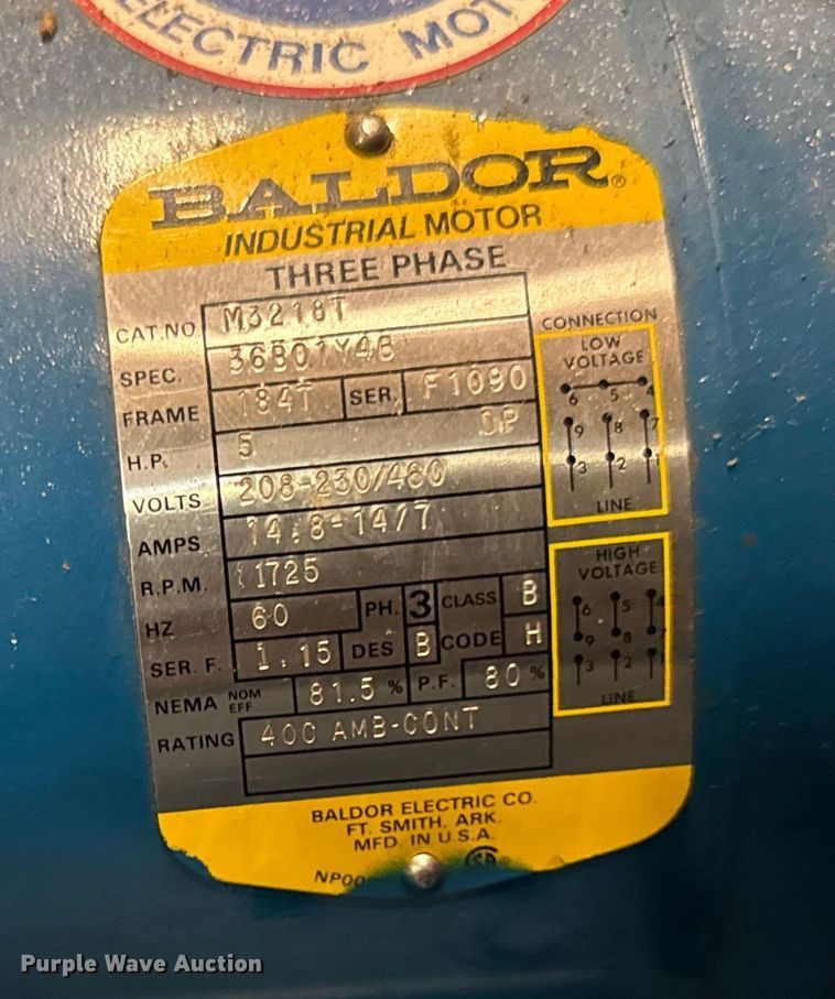 image for item ET8506 Buckeye CK430822Z30H5 air compressor