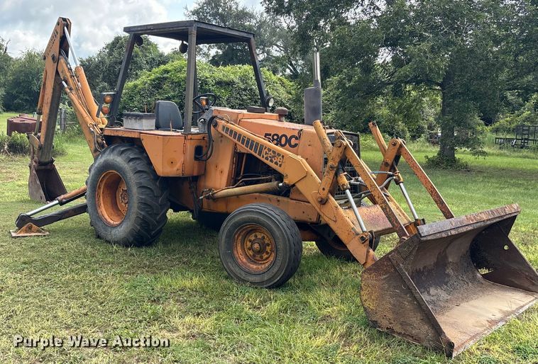 image for item EU0012 1977 Case 580C backhoe