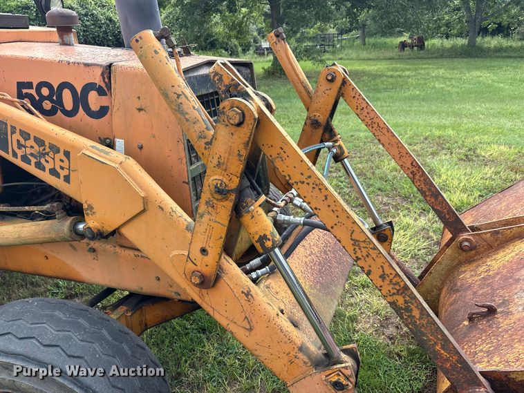 image for item EU0012 1977 Case 580C backhoe