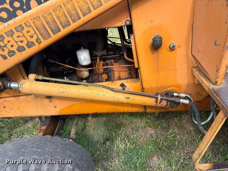 image for item EU0012 1977 Case 580C backhoe