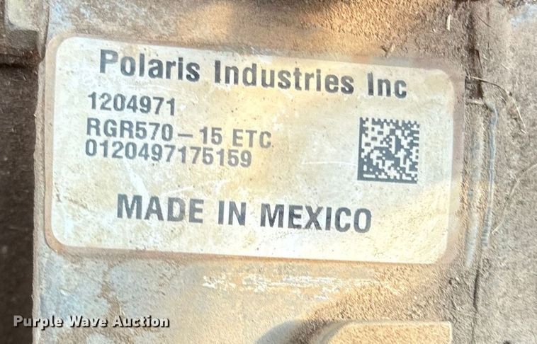 image for item EU0013 2015 Polaris Ranger utility vehicle