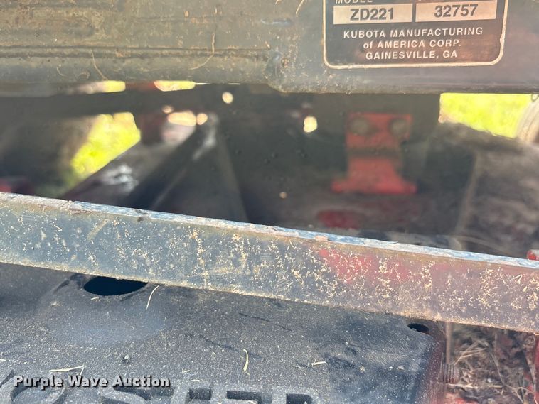 image for item EU0014 Kubota ZD221 ZTR lawn mower