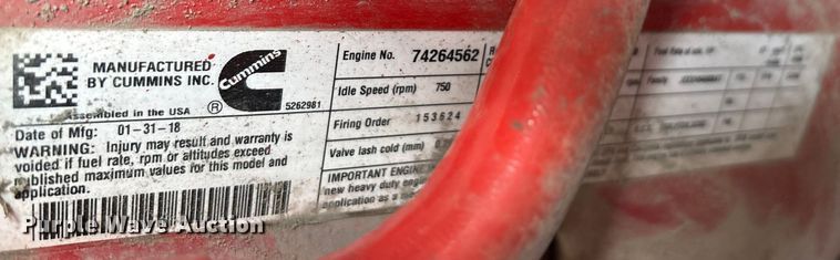 image for item EU0019 2019 International MA025 refrigerated truck