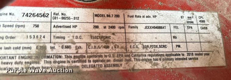 image for item EU0019 2019 International MA025 refrigerated truck