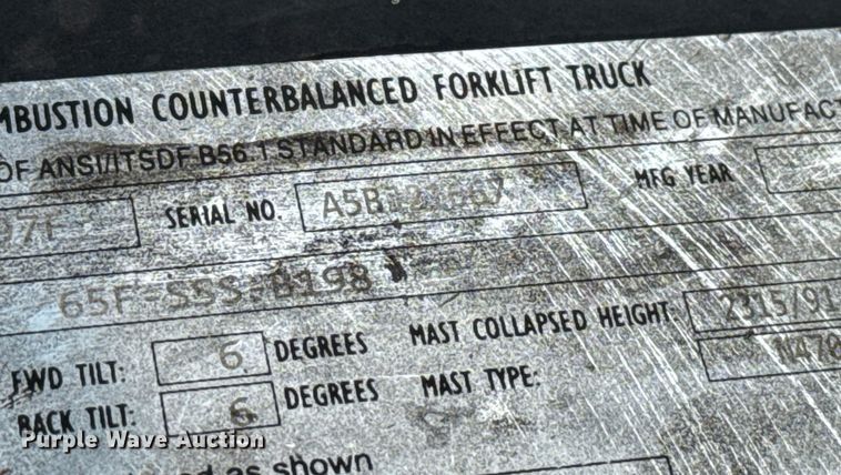 image for item EU2109 Hangcha CPCD35-XW97F forklift