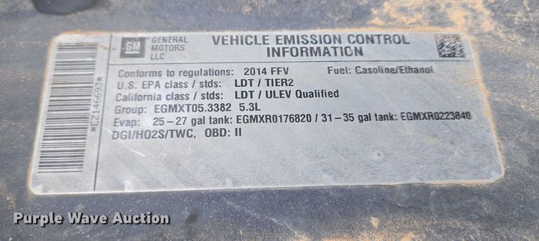 image for item EU3527 2014 Chevrolet Silverado 1500 Double Cab pickup truck