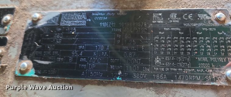 image for item EU3534 Sullivan Palatek 100 UD VFD air compressor