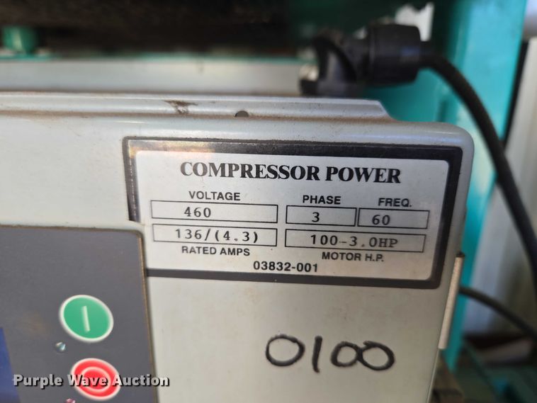 image for item EU3534 Sullivan Palatek 100 UD VFD air compressor