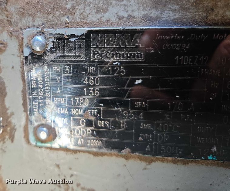 image for item EU3534 Sullivan Palatek 100 UD VFD air compressor