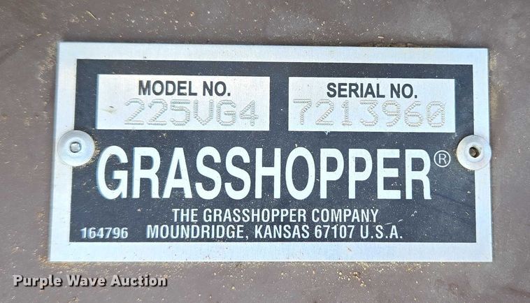 image for item EU3567 2022 Grasshopper 225VG4 lawn mower