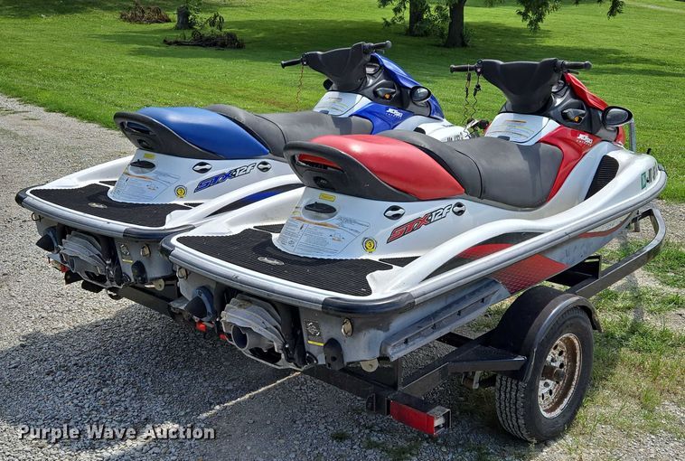 image for item EV1519 (2) Kawasaki STX-12F personal watercrafts