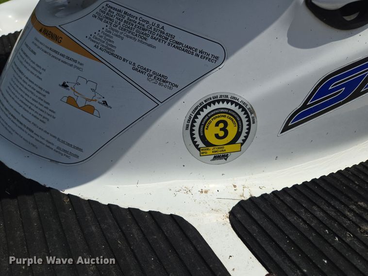 image for item EV1519 (2) Kawasaki STX-12F personal watercrafts