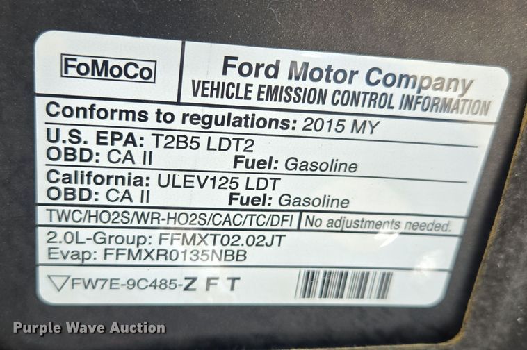 image for item EV1565 2015 Ford Edge Titanium SUV