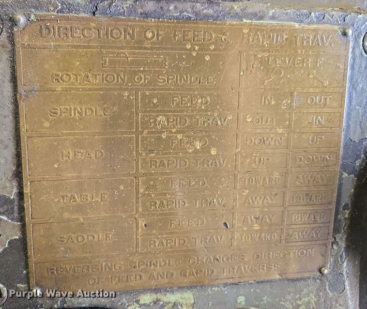 image for item EV1571 Cincinnati Gilbert milling machine