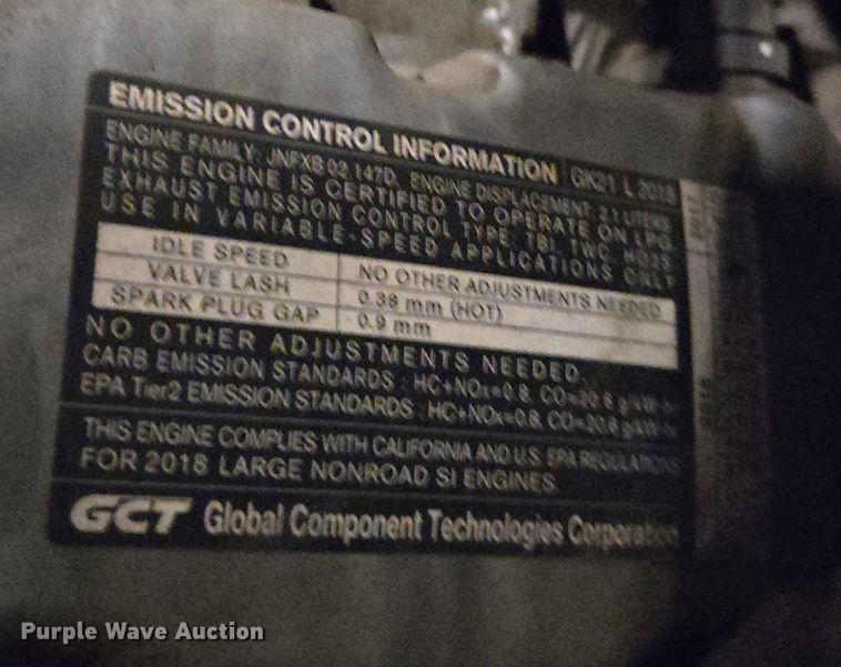 image for item FB9464 2018 UniCarriers CFS40 forklift