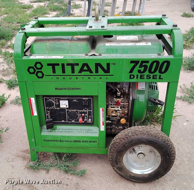 image for item IP9650 Titan 7500 H2 generator