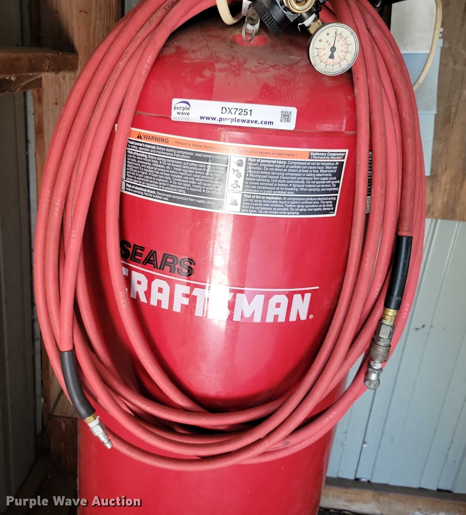 Craftsman air compressor in Perry, IA | Item DX7251 for sale