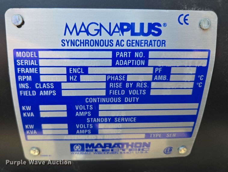 image for item DF8615 Generac MDG75DF4 generator