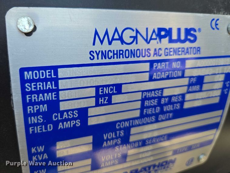 image for item DF8615 Generac MDG75DF4 generator