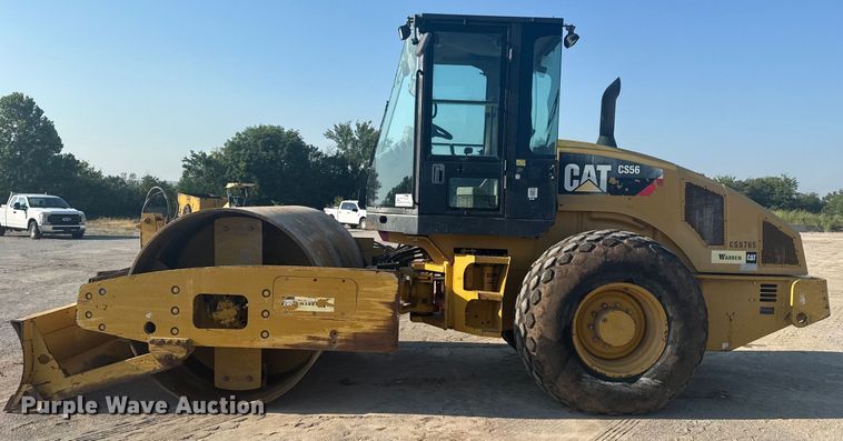 image for item DJ7749 2009 Caterpillar CS56 single drum vibratory roller