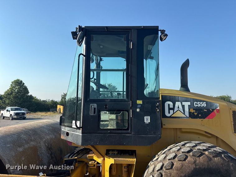 image for item DJ7749 2009 Caterpillar CS56 single drum vibratory roller