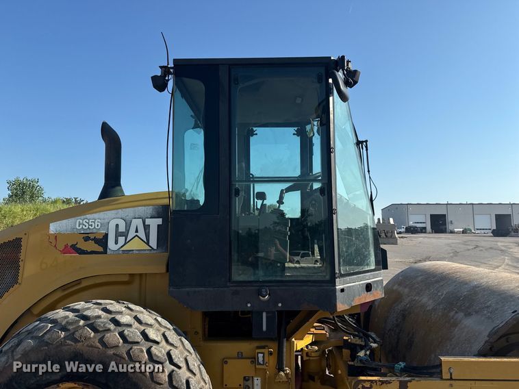 image for item DJ7749 2009 Caterpillar CS56 single drum vibratory roller