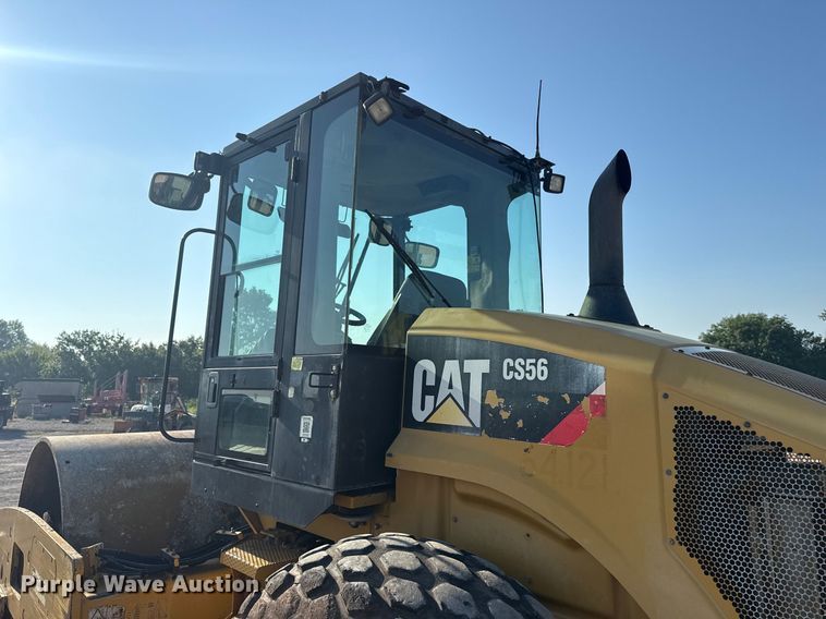 image for item DJ7749 2009 Caterpillar CS56 single drum vibratory roller