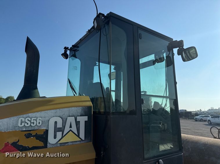 image for item DJ7749 2009 Caterpillar CS56 single drum vibratory roller