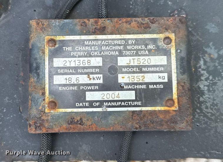 image for item DJ9686 2004 Ditch Witch JT520 directional boring unit