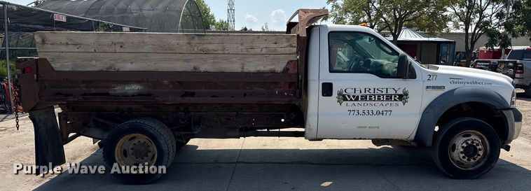 image for item DJ9687 2007 Ford F550 dump truck