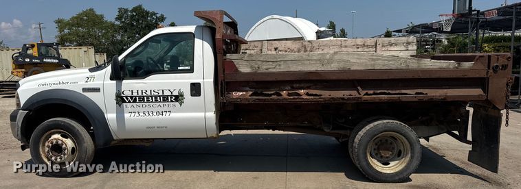 image for item DJ9687 2007 Ford F550 dump truck