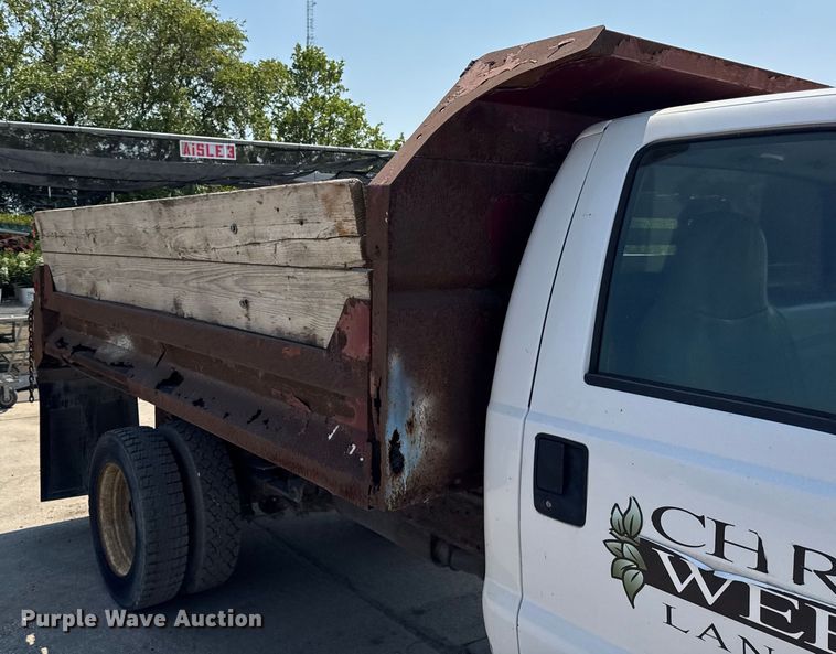 image for item DJ9687 2007 Ford F550 dump truck