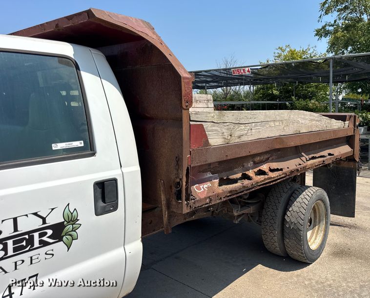 image for item DJ9687 2007 Ford F550 dump truck