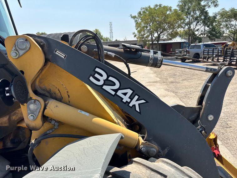 image for item DJ9688 2015 John Deere 324K wheel loader