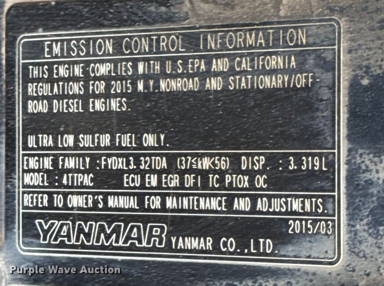 image for item DJ9688 2015 John Deere 324K wheel loader