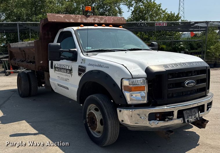 image for item DJ9689 2008 Ford F550 dump truck