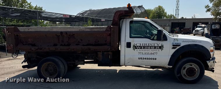 image for item DJ9689 2008 Ford F550 dump truck