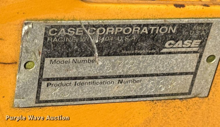 image for item DJ9691 1998 Case 1838 skid steer loader