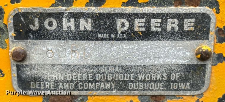 image for item DJ9704 1976 John Deere 480B forklift