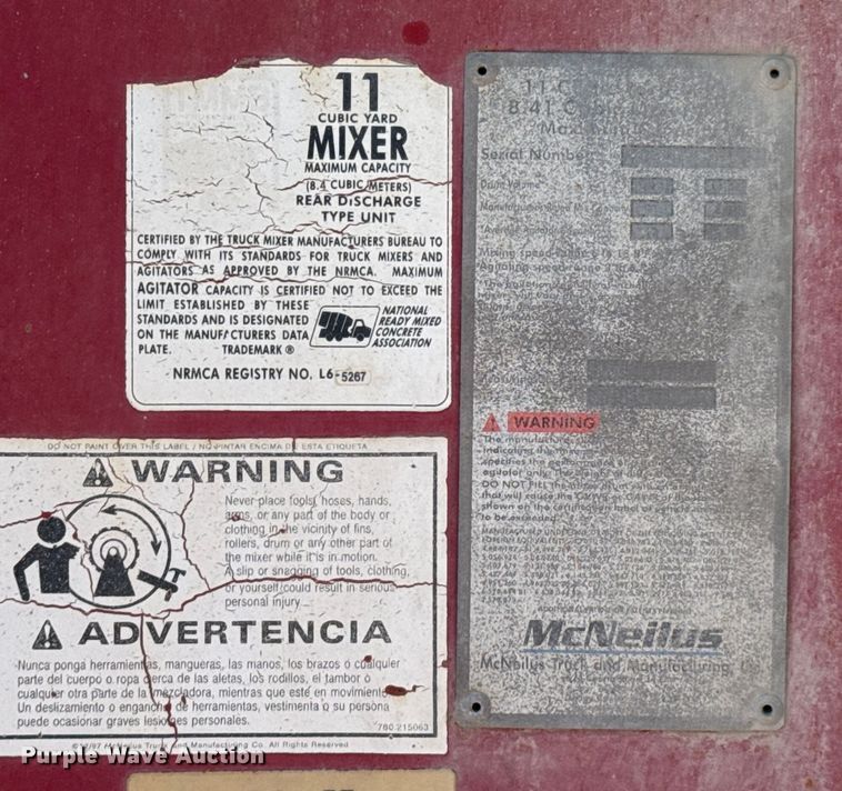 image for item DK0000 2005 Kenworth W900 ready mix truck