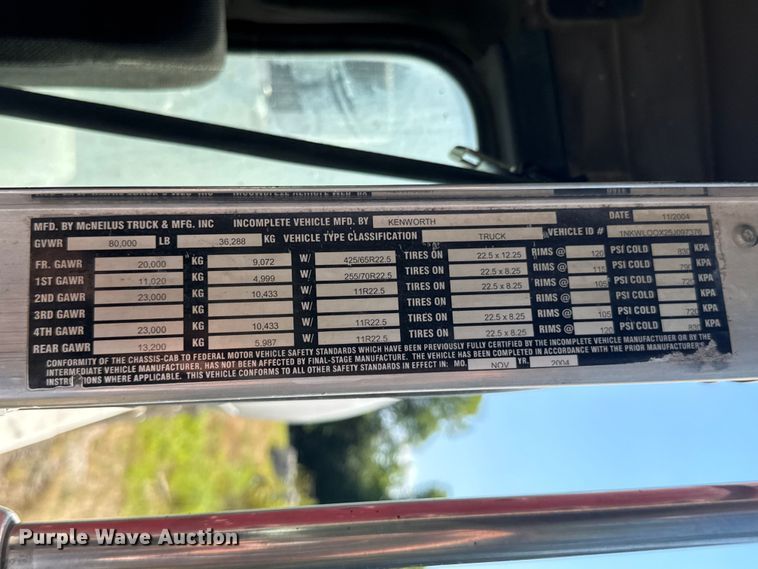 image for item DK0001 2005 Kenworth W900 ready mix truck