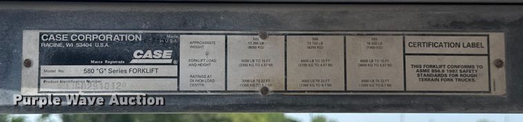 image for item DO0953 Case 588G forklift