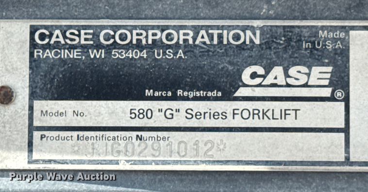 image for item DO0953 Case 588G forklift