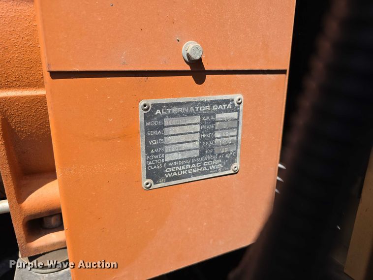 image for item DP8842 1994 Generac 94A 01725 S generator