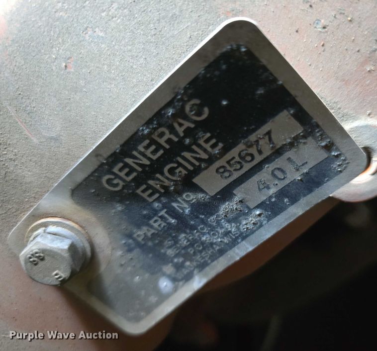 image for item DP8842 1994 Generac 94A 01725 S generator