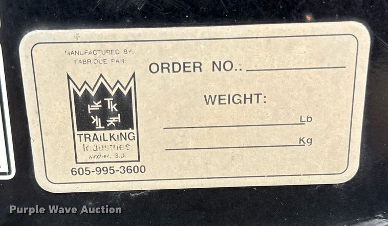 image for item DR2810 2006 Trail King lowboy equipment trailer